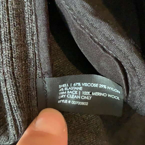 CLUB MONACO Dark Gray Ponte Blazer Size 4 - Picture 7 of 7